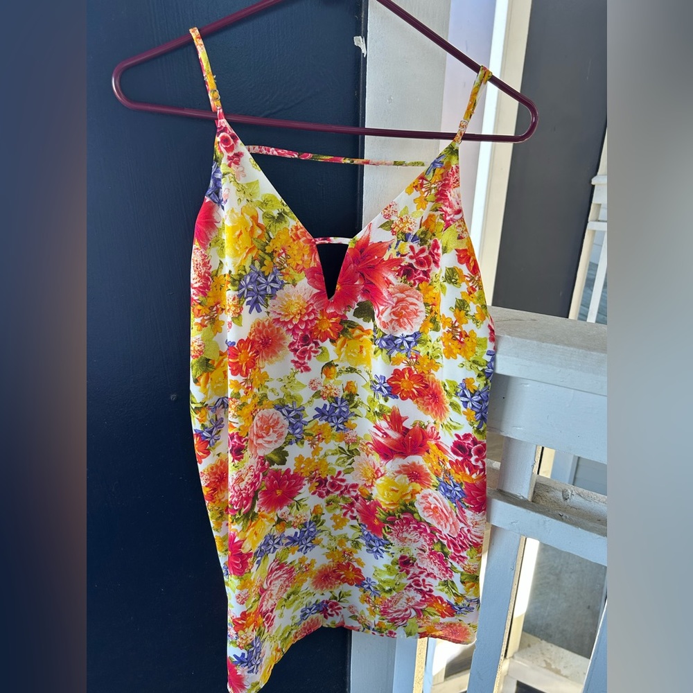 F21 Contemporary Floral Dress